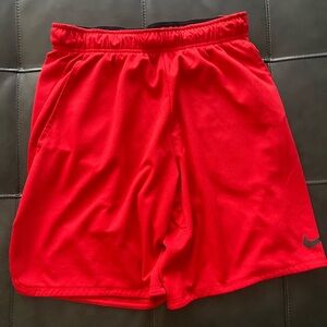 Nike Men’s Red Dri-FIT Athletic Shorts Size Medium